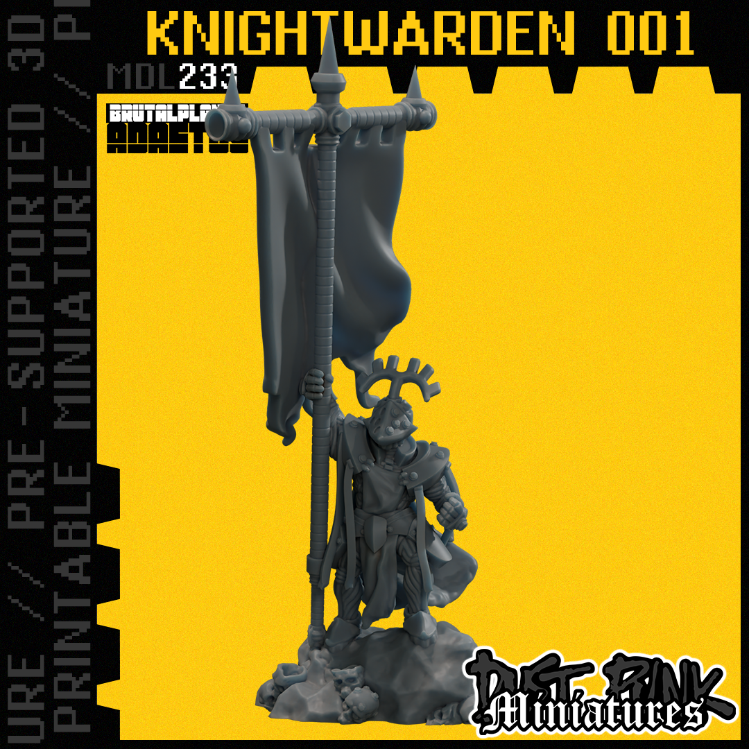 MDL233 KNIGHTWARDEN 001 [PRE-SUPPORTED]